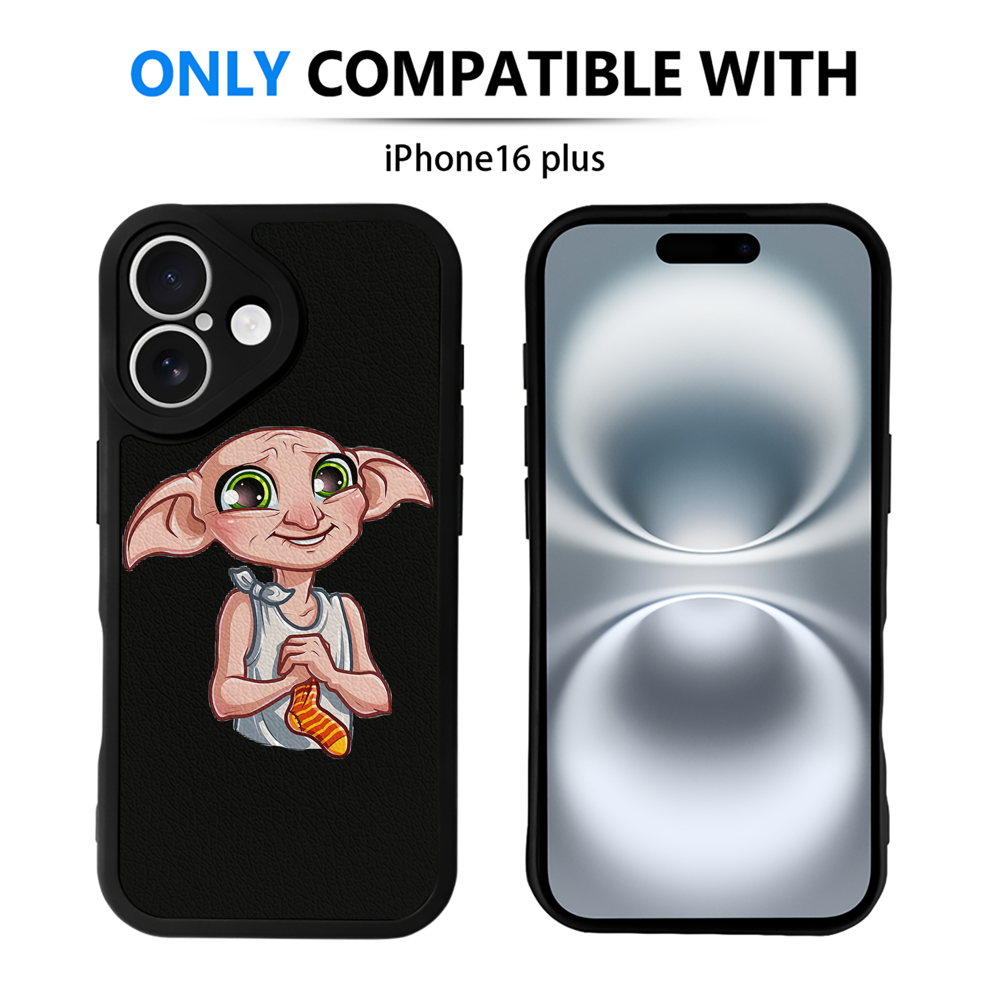 （画像用） Harry Potter ハリー・ポッターシリーズ 【iPhone 16シリーズ対応】シリコンスマホケース（レザー調） 材質：シリコン